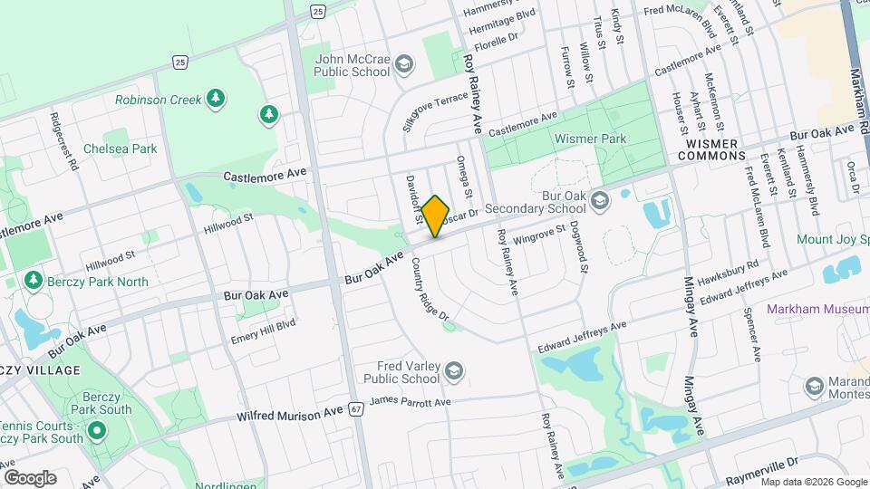 749 Bur Oak Ave Map and Location Details