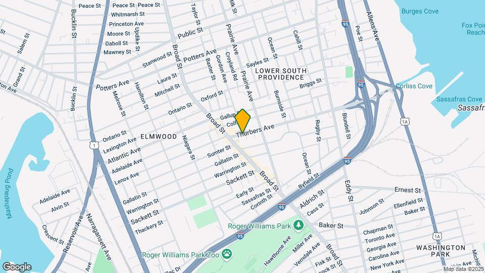 344-356 Thurbers Ave Mapa y Detalles de la Ubicación