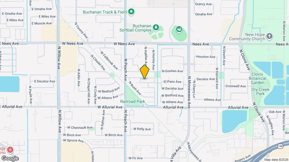 277 W El Paso Ave Mapa y Detalles de la Ubicación