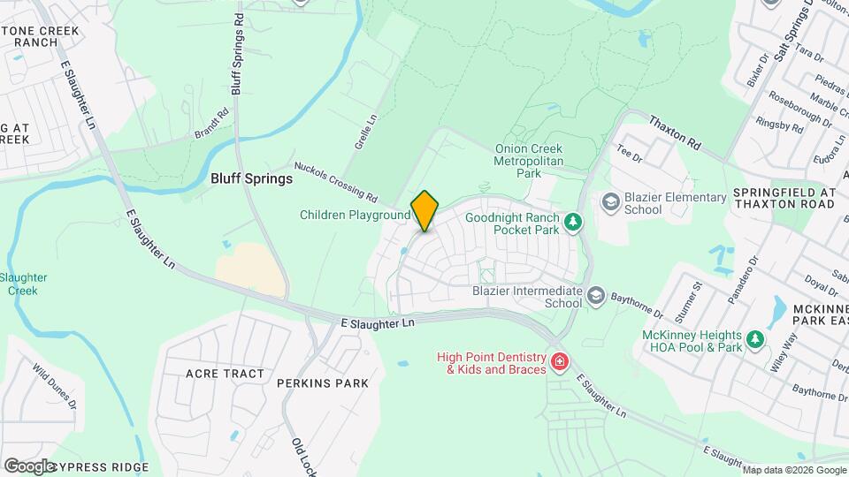 8709 Alderman Dr. Map and Location Details