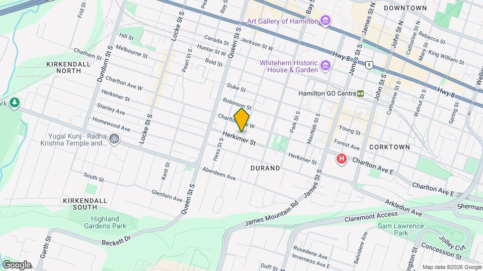 124 Herkimer St Map and Location Details