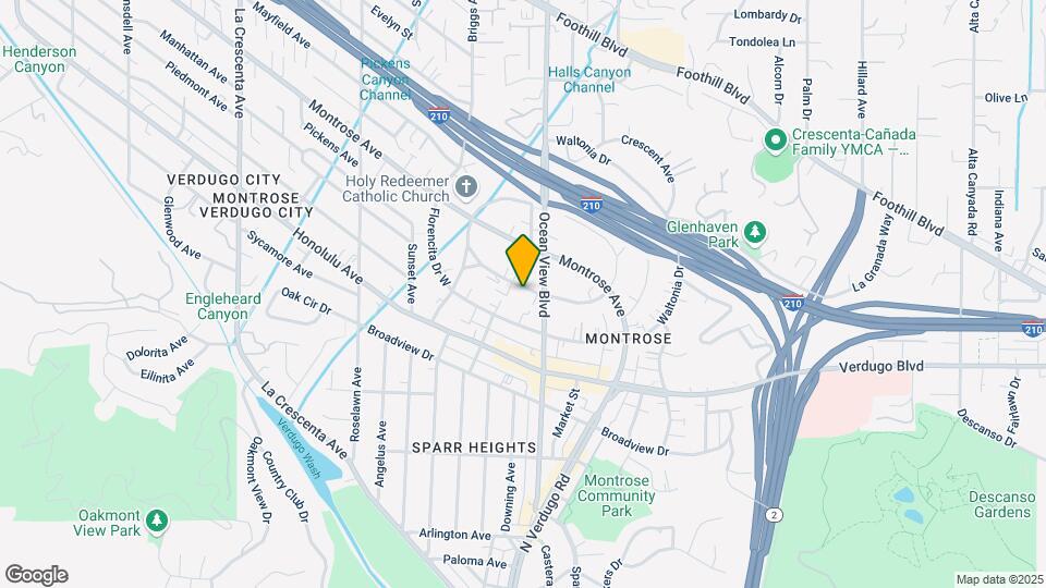 2314 Mira Vista Ave Map and Location Details