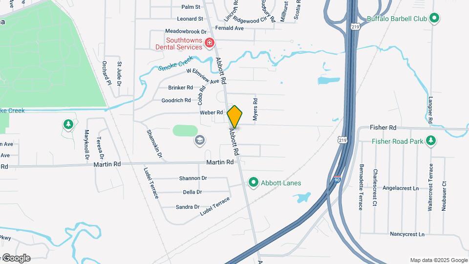 1704 Abbott Rd Map and Location Details