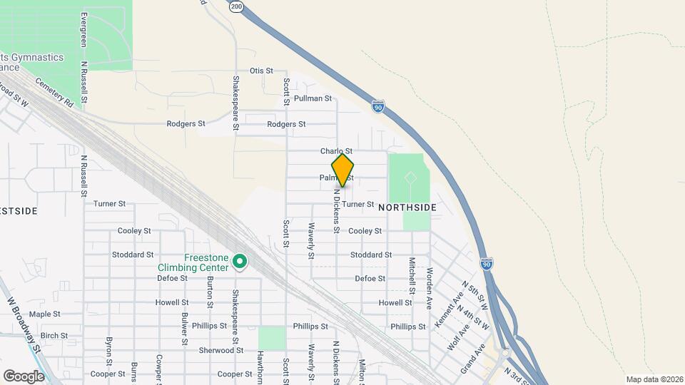 740 Turner St Map and Location Details