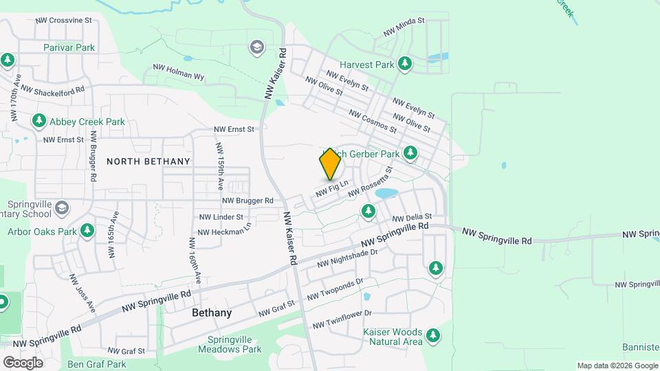 15232 NW Marianna St Map and Location Details