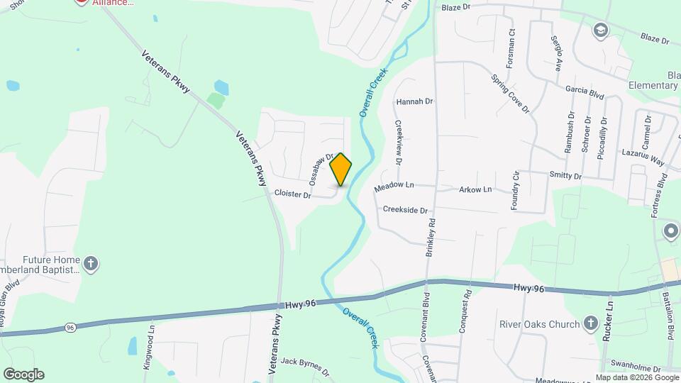 5305 Cloister Dr Map and Location Details