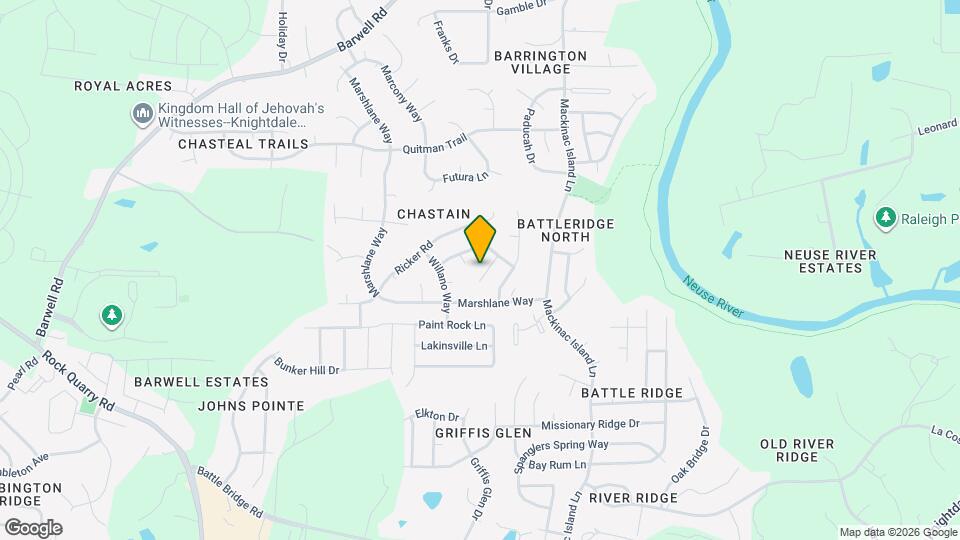 6017 Namozine Ct Mapa y Detalles de la Ubicación