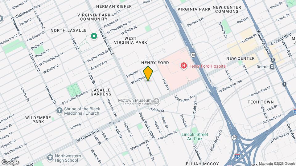 7434 Woodrow Wilson St Map and Location Details