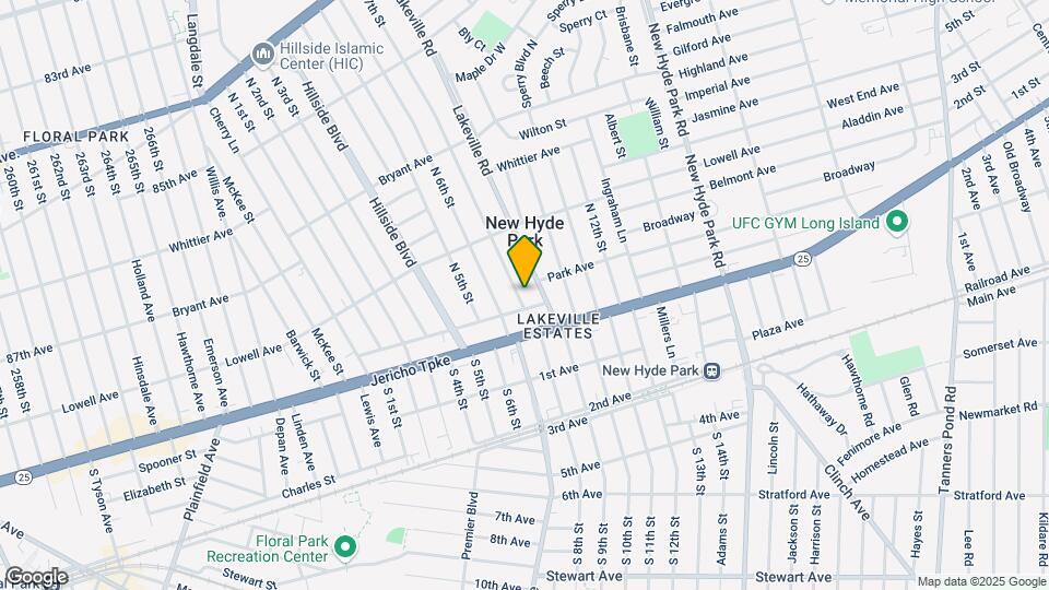 104 N 7th St, Unit Lower Level Map and Location Details