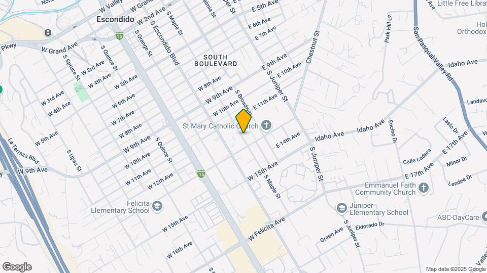 1212 S Maple St Mapa y Detalles de la Ubicación