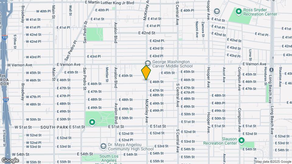 839 E 46th St Map and Location Details