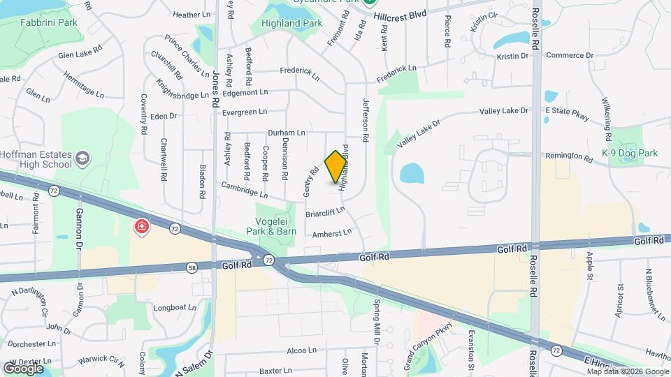 500 Colgate Ct Map and Location Details