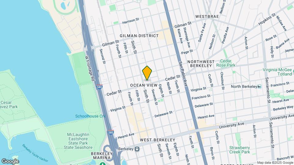 853 Cedar St Mapa y Detalles de la Ubicación