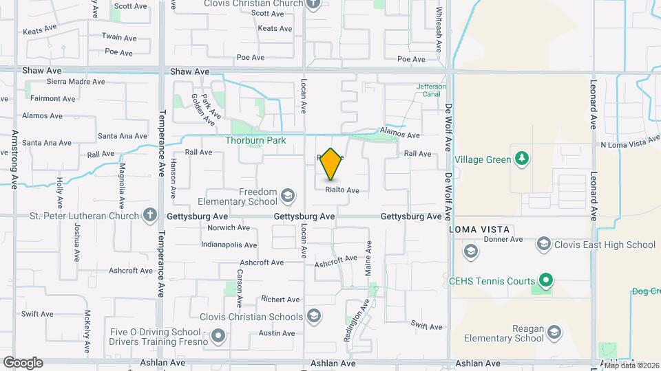 3079 Rialto Ave Map and Location Details