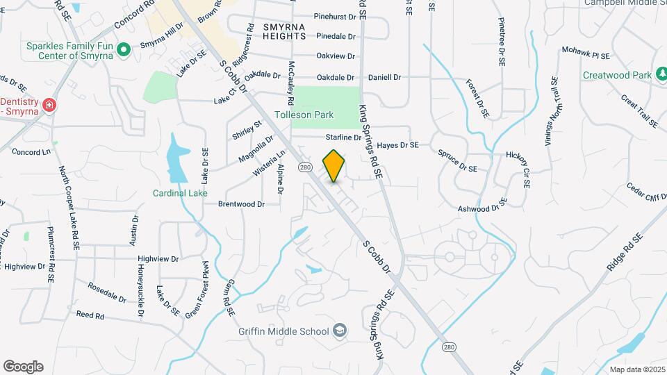 317 Garland Woods Ct Map and Location Details