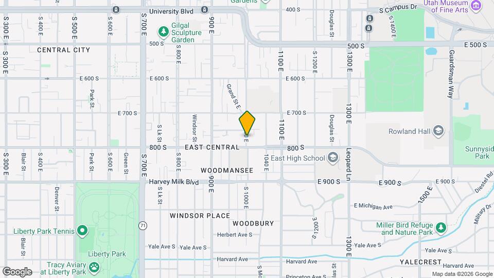 763 S 1000 E, Unit 763 Map and Location Details