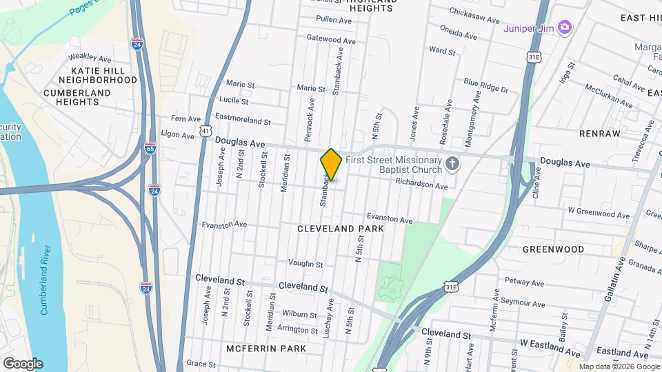 1201 Stainback Ave Map and Location Details