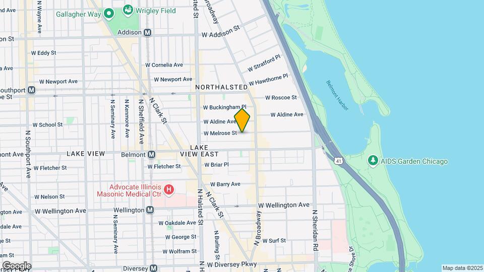 629 W Melrose St, Unit 621-1K Mapa y Detalles de la Ubicación