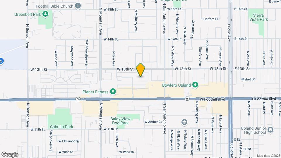 950 W Pine St Map and Location Details