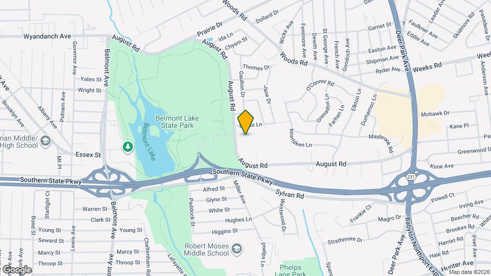 1657 August Rd Map and Location Details