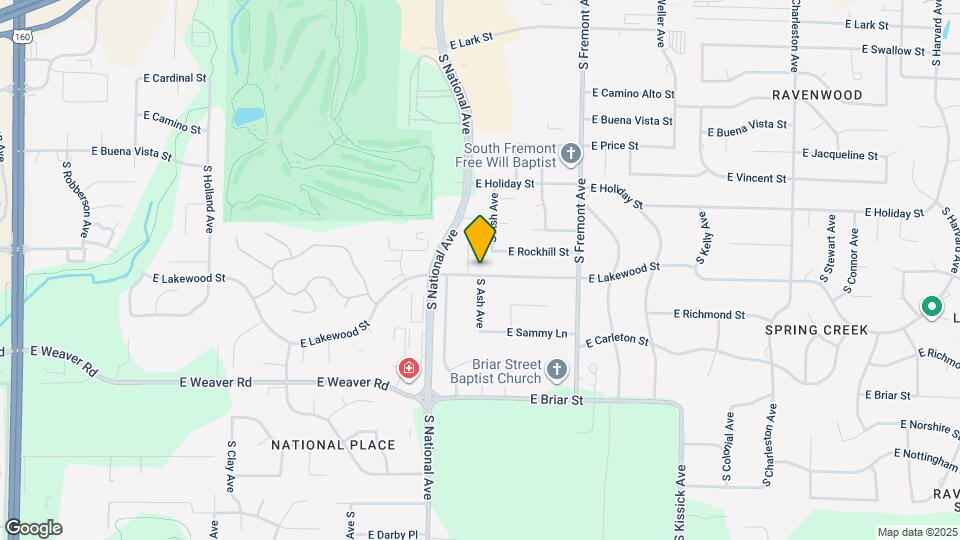 1257 E Lakewood St Map and Location Details