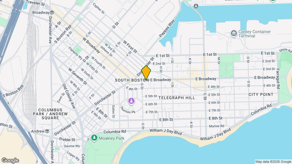 517 E Broadway, Unit 2 Map and Location Details