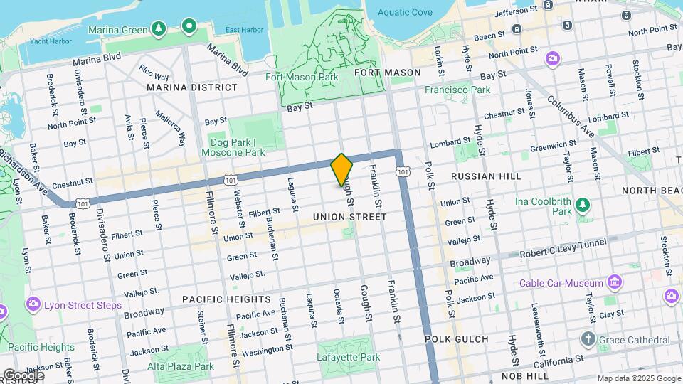 1724 Filbert St Map and Location Details