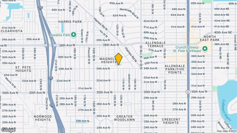1153 34th Ave N Map and Location Details