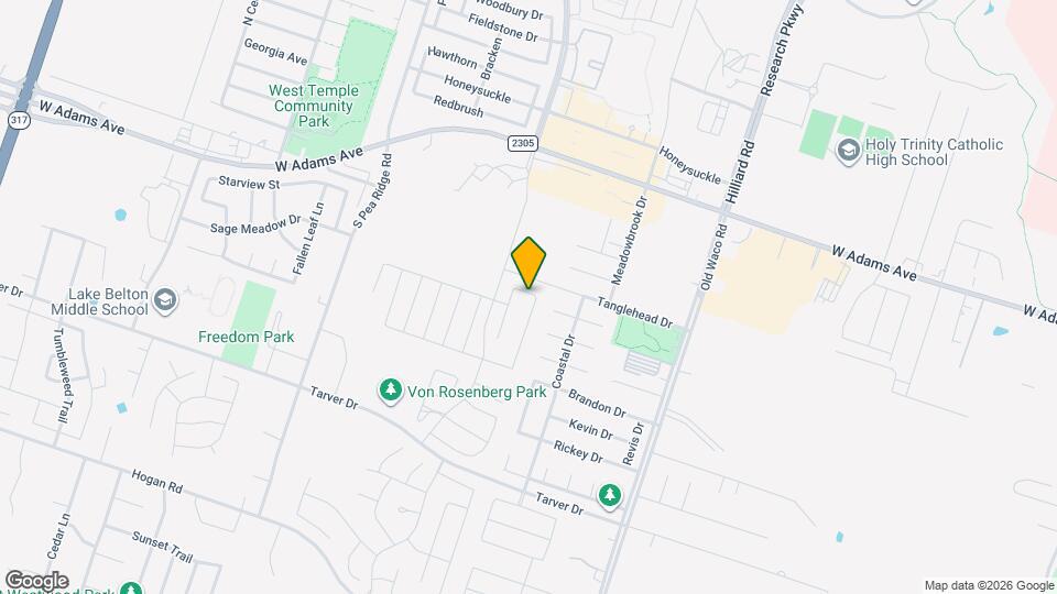 414 Sandy Gln Ln Map and Location Details