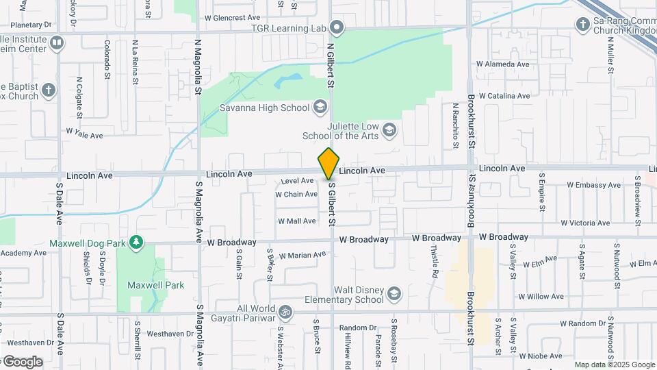 115 S Gilbert St Mapa y Detalles de la Ubicación