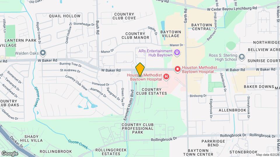4230 Waterwood Dr Map and Location Details