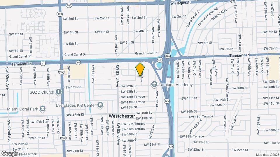 1052 SW 79th Ave Map and Location Details