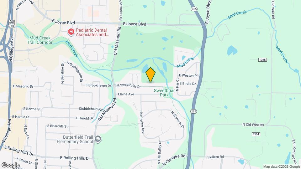 2500 E Sweetbriar Dr Map and Location Details