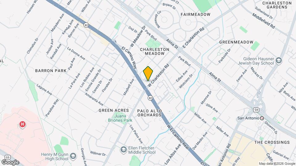 496 W Charleston Rd Map and Location Details