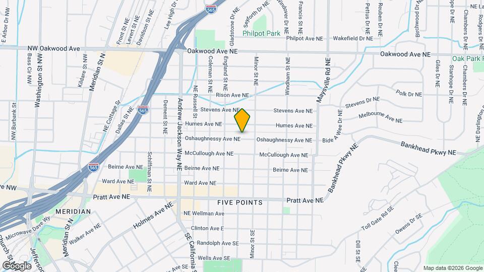 1231 Oshaughnessy Ave NE Mapa y Detalles de la Ubicación