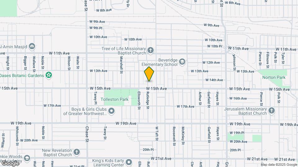 1365 Rutledge St Map and Location Details