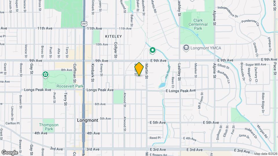 744 Baker St, Unit 6 Map and Location Details