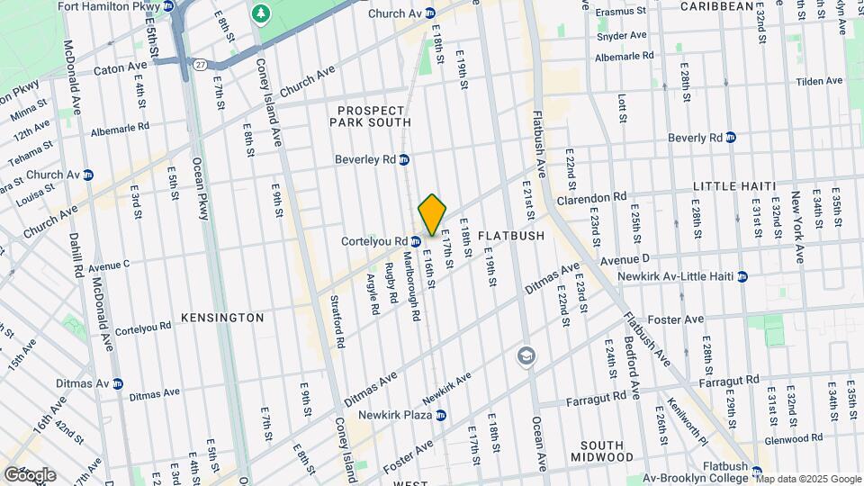 385 E 16th St Map and Location Details