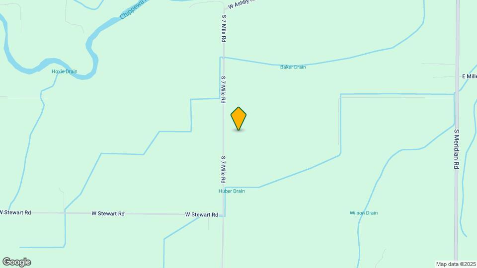 1075 S 7 Mile Rd Map and Location Details