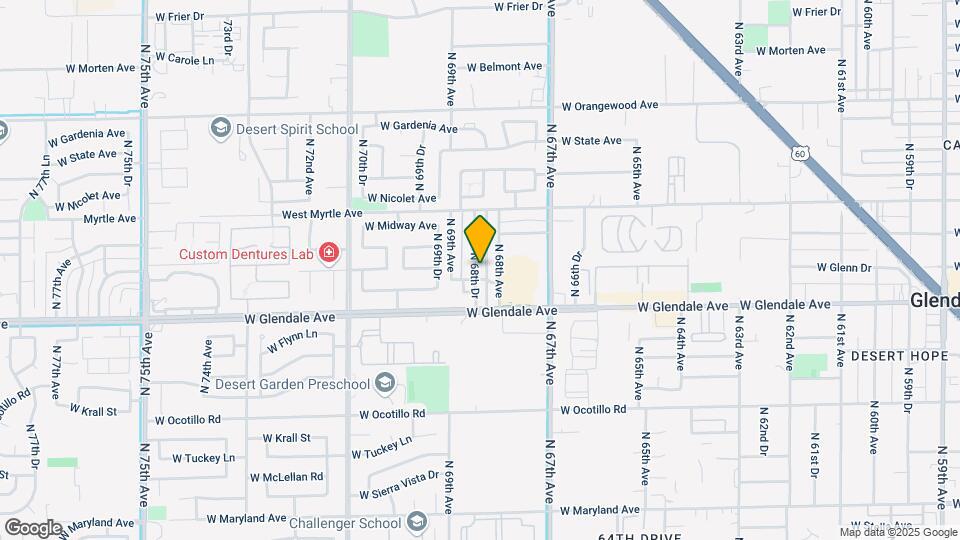 7105 N 68th Dr Mapa y Detalles de la Ubicación
