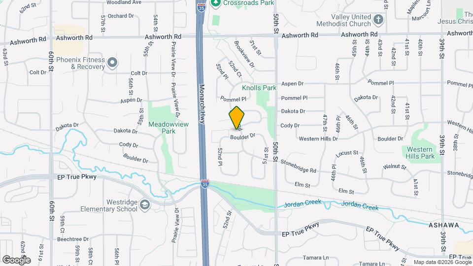 5221 Boulder Dr Map and Location Details