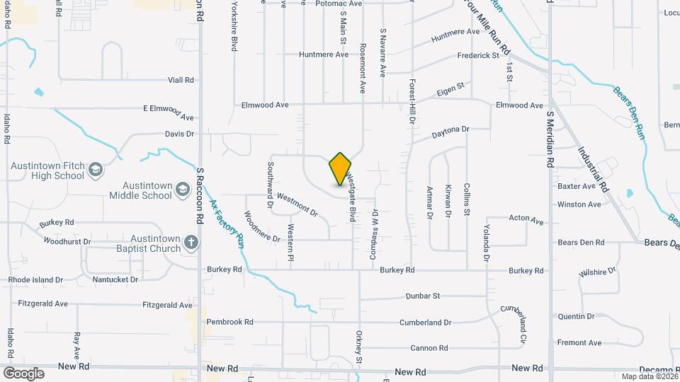 489 S Edgehill Ave Map and Location Details