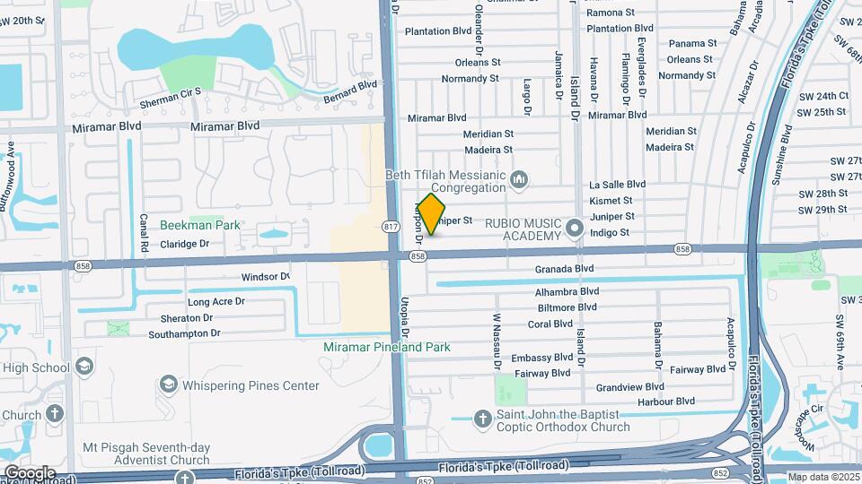 7936 Indigo St Map and Location Details
