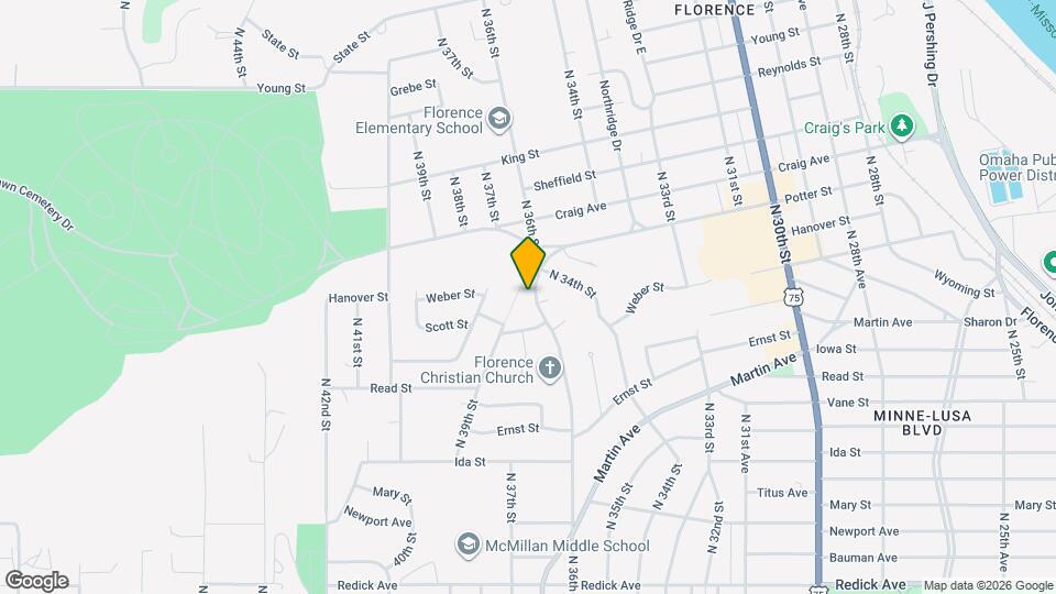 7422 Northridge Dr Map and Location Details