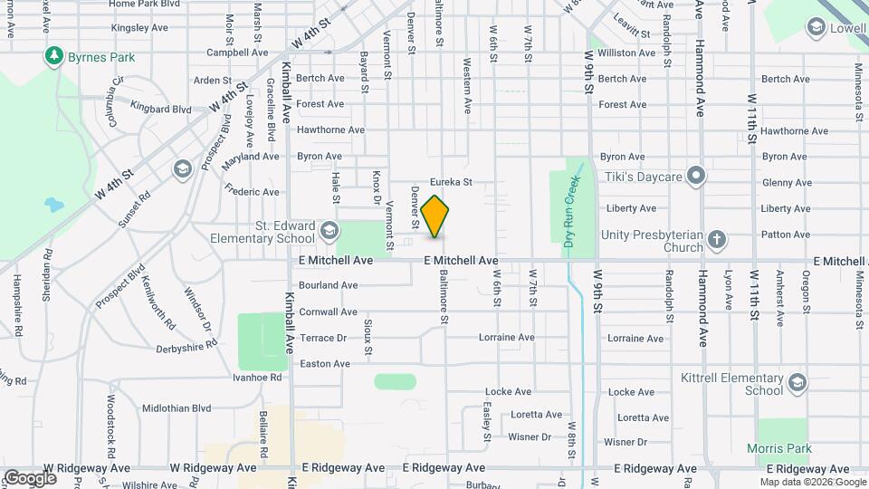 1514 Baltimore St Map and Location Details