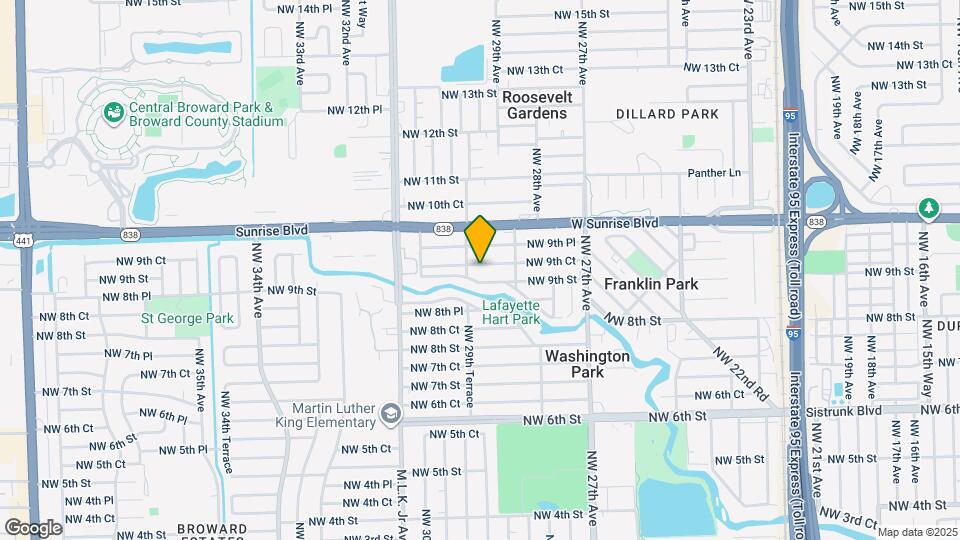 2864 NW 9th Ct Map and Location Details