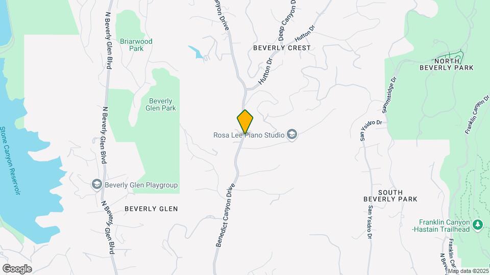 2328 Benedict Canyon Drive Map and Location Details