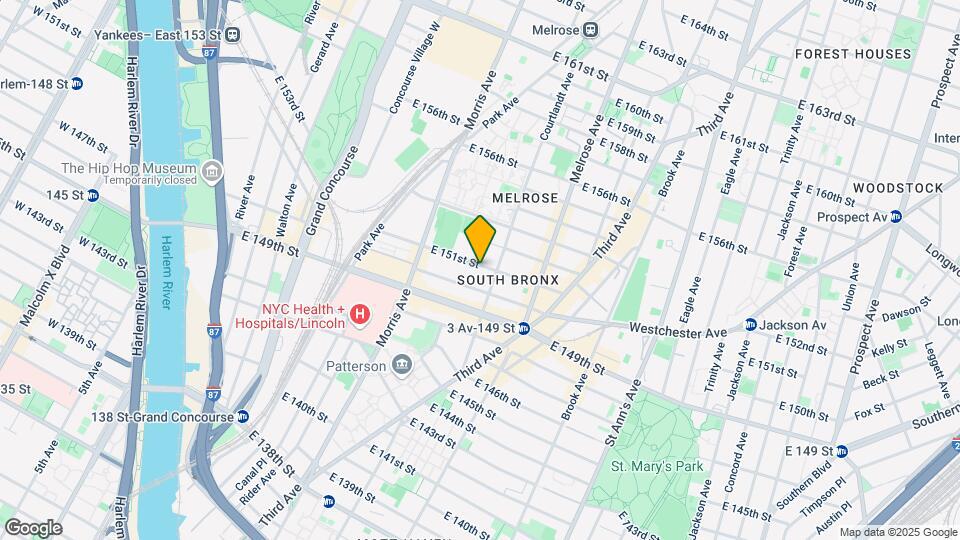 332 E 151st St Map and Location Details