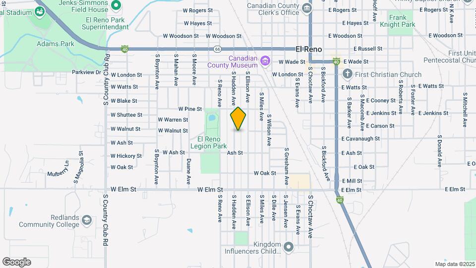 709 S Hadden Ave Map and Location Details