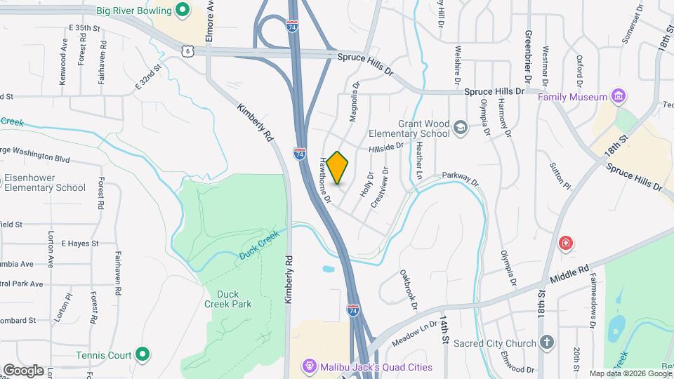 2516 Magnolia Dr Map and Location Details